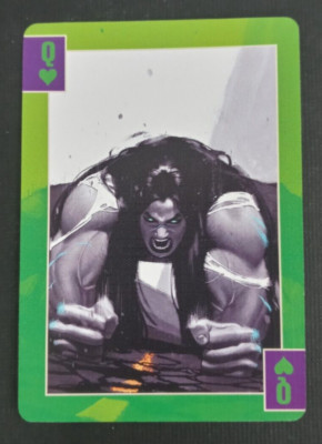 Marvel She Hulk Playing Card Queen Hearts