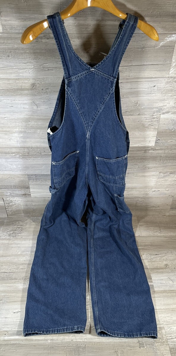 Vintage Carhartt Mens Bib Overalls Blue 30x32 Carpenter USA Union
