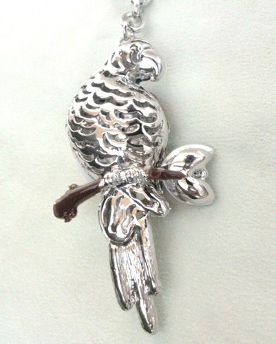 Schlüsselanhänger Key Ring mit Strassteine Schlüssel PAPAGEI - Picture 6 of 7