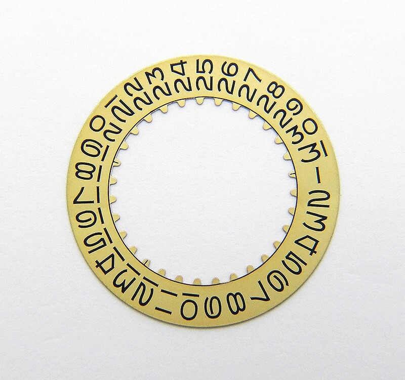 Vintage Genuine Rolex 1560 1570 Caliber Beige Date Disc for Submariner GMT 1675