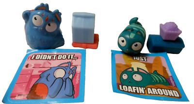 LOT OF 2: Lost Kitties Series 2 Tubby Tubz .5'' H, Chippy 1.5'' H Figure 2019