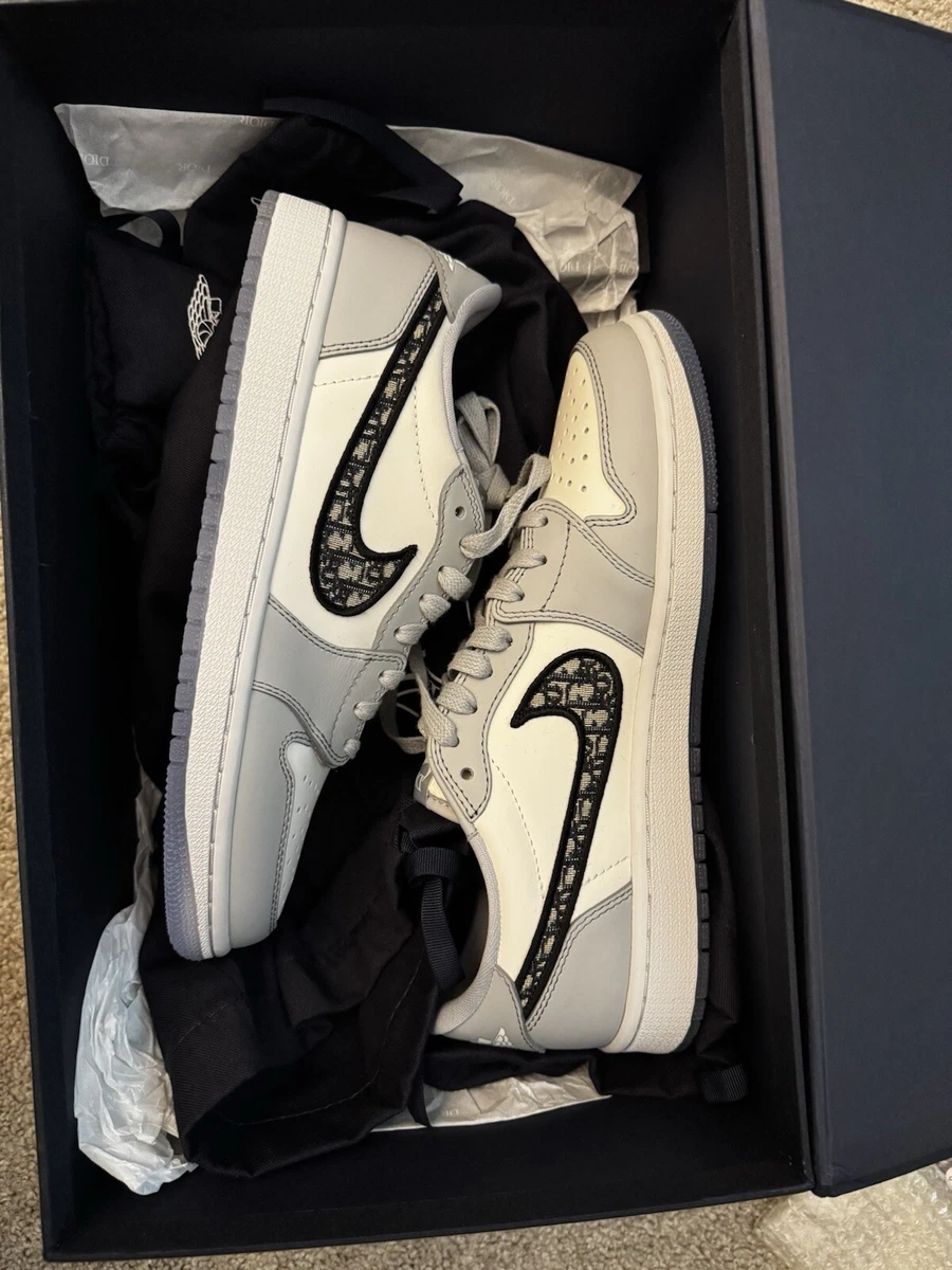 Las mejores ofertas en Dior x Air Jordan 1 Low Gray | eBay