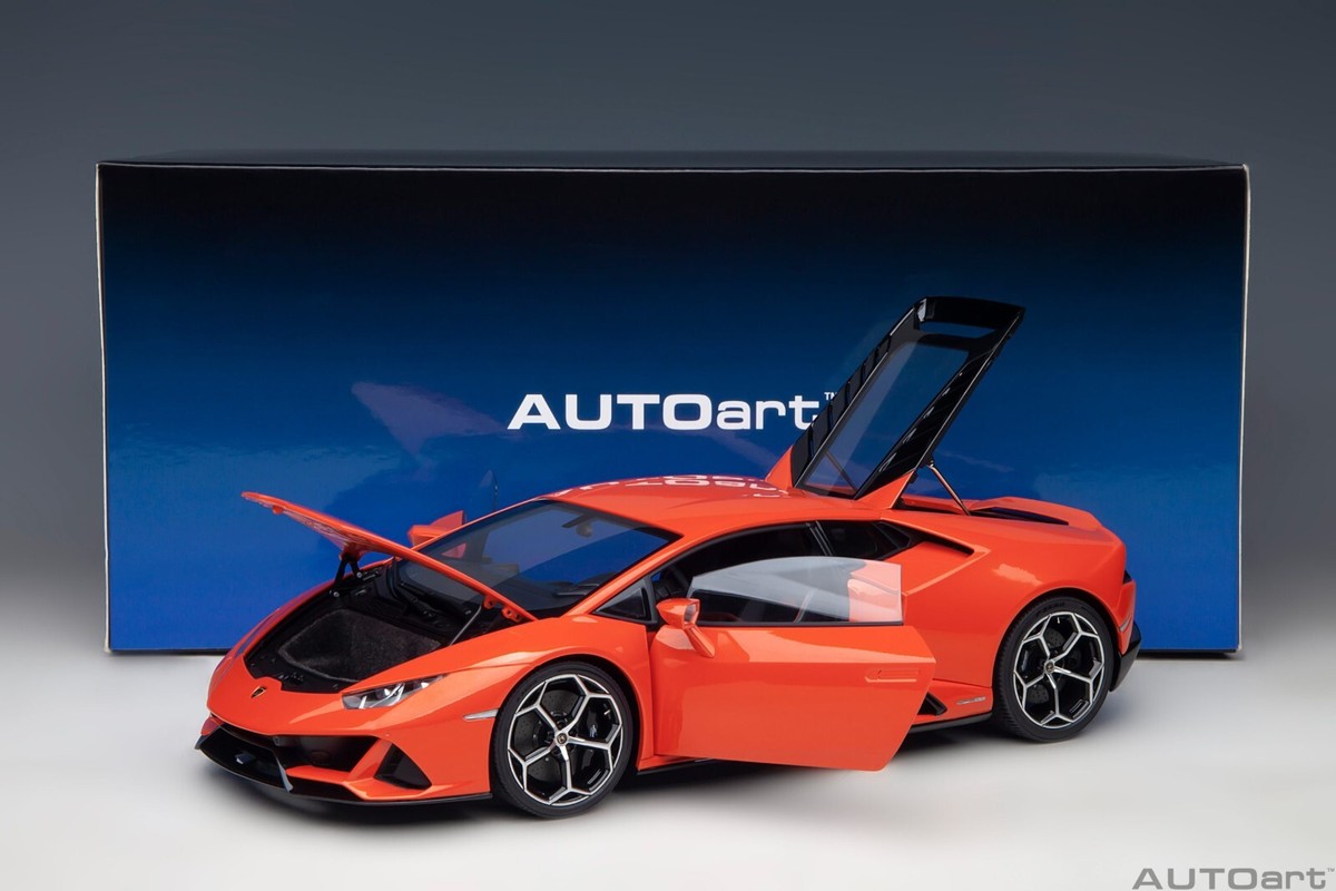 LAMBORGHINI HURACAN EVO ARANCIO XANTO ORANGE 1:18 by AUTOart 79214