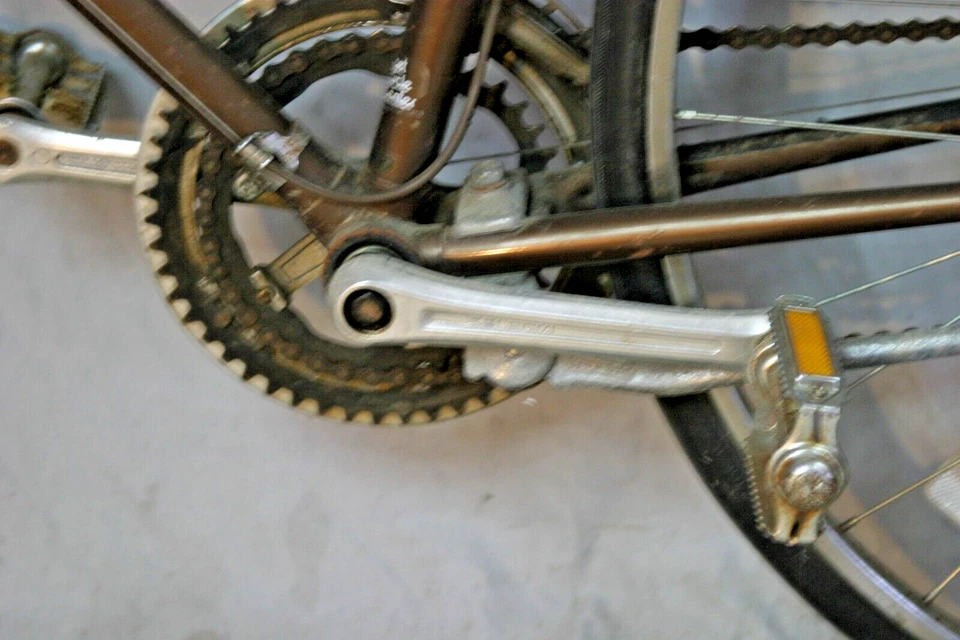 1974 Manta Винтажный Туристический Велосипед 50 см Маленький StepThru Рифленая Сталь XX - Изображение 3 из 4