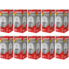 10 x Eveready 15W B22 / BC Pygmy Light Bulbs Dimmable Appliance Lamp