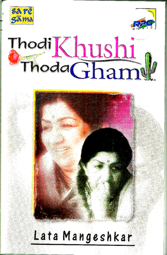 LATA MANGESHKAR - THODI KHUSHI THODA GHAM - NEW BOLLYWOOD SONGS 2 CASSETTES SET - Picture 2 of 2