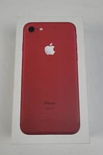 iPhone 7 Red 128gb  Box Original Apple Retail Box Only No Phone