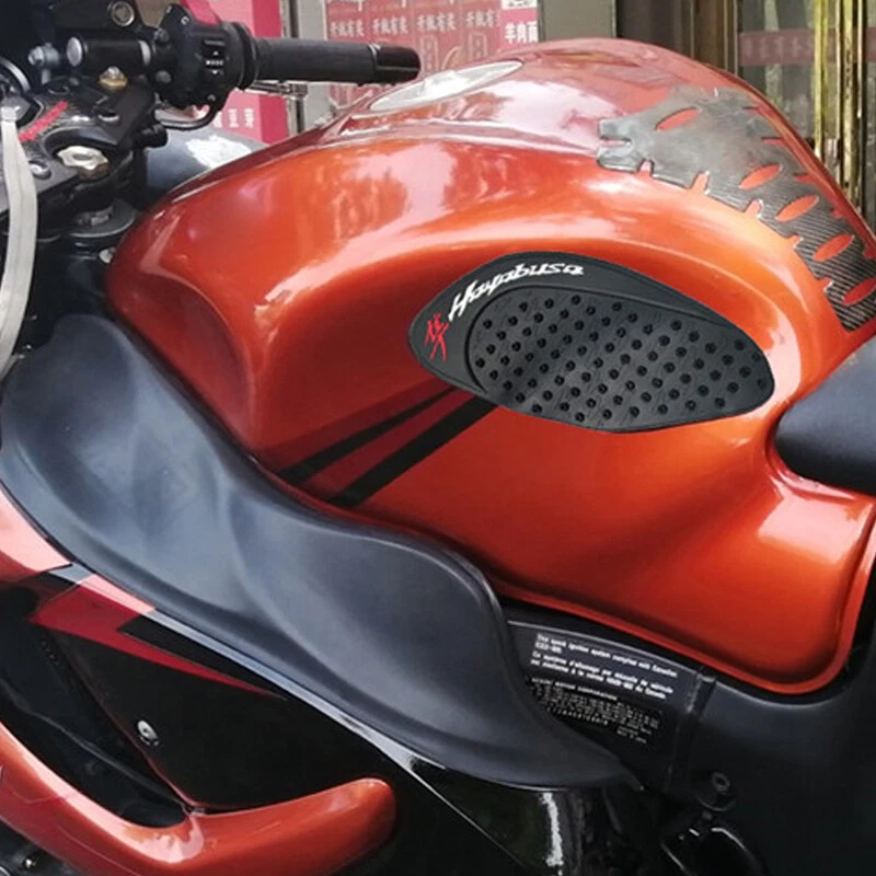 Kit de rodilleras de tanque empuñaduras de tracción para SUZUKI HAYABUSA GSX1300R 1999-2022 Foto 4 de 4