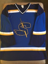 Athletic Knit - #12 Sabres Hockey Jersey Men's Size XL - Double shoulders/elbows