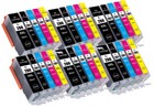Zestaw wkładów atramentowych XXL do PGI-280 CLI-281 działa do Canon TR8622A TR8620A TS702A