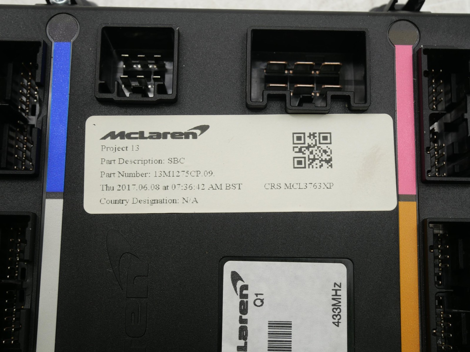 Used Main Body Control Module BCM ECU Unit 2016-2021 McLaren 570S 13M1448CP OEM