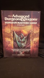 advanced dungeons dragons dungeon masters guide 1979 Revised Editoin Ex Cond
