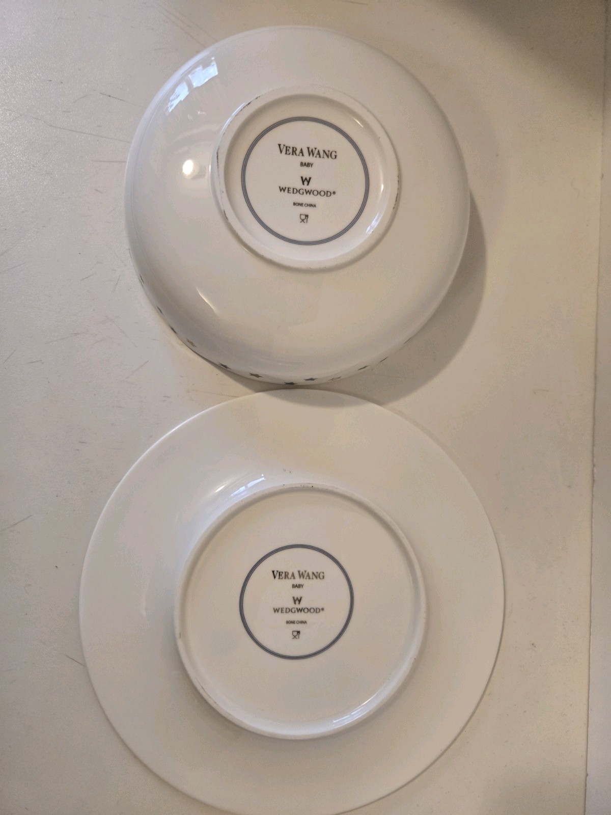 Vera Wang Wedgewood Baby Stars Plate And Bowl