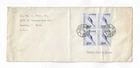 Japan 1949  Ski Jumping issue block of 4 tied with FDC cancels