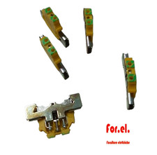 Eleco Eike4 Ground Clamp With Insulating Body 4 Mm² Yellow/Green 5 Pieces