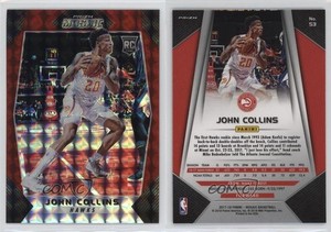 2017-18 Panini Prizm Mosaic Red John Collins #53 Rookie RC