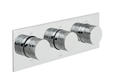 VADO OMIKA TABLET 3 OUTLET HORIZOTAL THERMOSTATIC SHOWER VALVE CHROME £875rrp