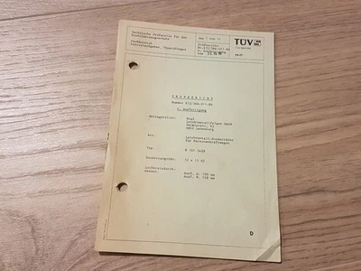 ABE Tüv Gutachten RIAL N 701 5429 7x15 ET38 AUDI Oldtimer 4x100 4x108 Alufelgen - Bild 1 von 4