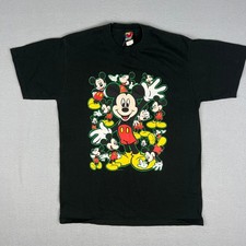 VTG Mickey Mouse T Shirt Fits Medium 1990s Mickey Unlimited Waving Graphic USA