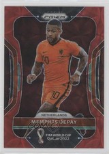 2022 Panini Prizm World Cup Qatar Choice Red Prizm Memphis Depay #159 14t3