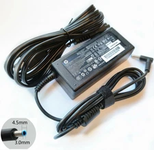Genuine OEM HP Laptop Charger AC Power Adapter 65W Blue tip 4.5mm 19.5V 3.33A