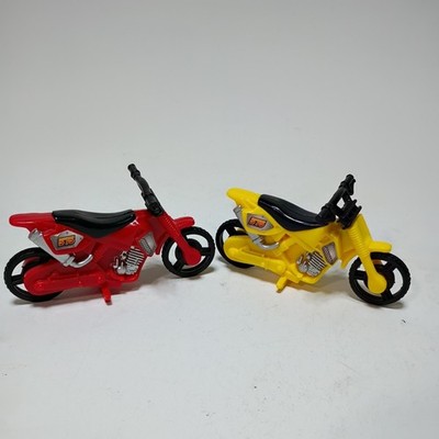 Tonka Motorbikes, Mini Stand Up Display Model Toy, 11cm, Plastic (lot of 2)