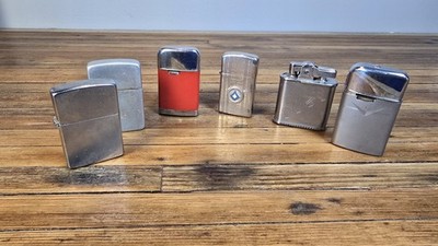 Vintage Lighter Lot Ronson Storm King Vera Flame Whirlwind Wind Guard Zippo Styl