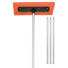 VEVOR Snow Roof Rake, 17.7 in Foam Blade, 7.3-18.4 ft Adjustable Roof Snow Scrap