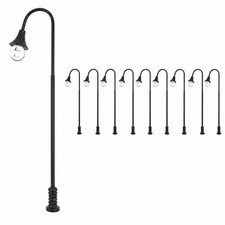 10 Piece ABS Diorama Lamp with Spherical Light Globe and Adjustable Base for