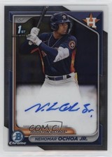 2024 Bowman Chrome Prospect Auto Nehomar Ochoa Jr #CPA-NOC Auto 10no