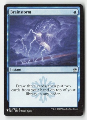 Brainstorm 46 Common Masters 25 Magic: The Gathering Lightly Played