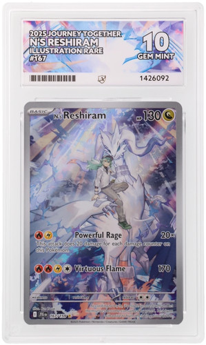 N's Reshiram graded ACE 10 for sale on eBay