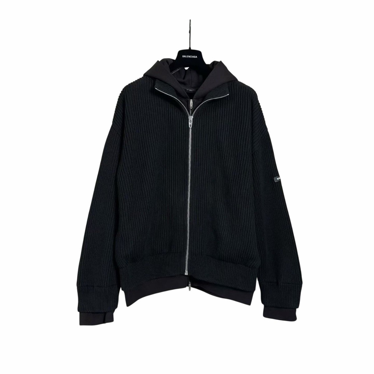 Balenciaga Unity Sports Icon Layered Zip-Up Hoodie Oversized | eBay