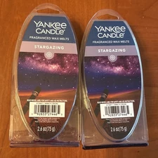 2 Yankee Candle STARGAZING Fragranced Wax Melts 6 Melts Per Container 2.6oz NEW