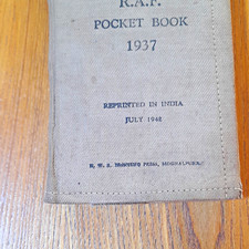 Royal Air Force Pocket Book 1937 (A.P. 1081) Reprinted India July 1942