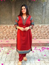 Women Office Wear Kurti with Pant Set Indian Bollywood Ethnic Kurta Set Dress