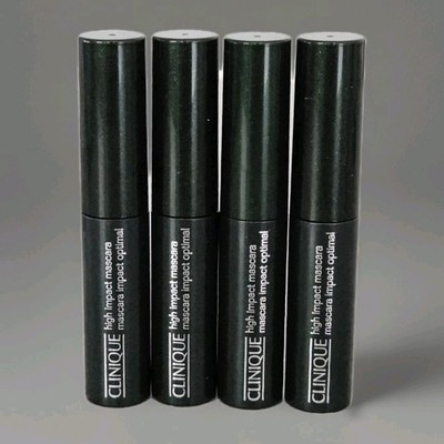 4 x 3,5 ml Clinique High Impact Mascara - 01 Black 14 ml