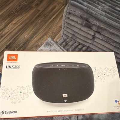 JBL LINK 300 Wireless Bluetooth Smart Speaker, Voice Control, Black