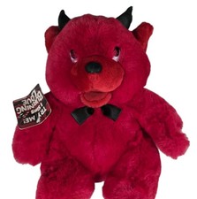 VTG Valentines Dan Dee Limited Edition Singing 'Burning Love' Plush Devil Bear