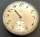 Antique 1928 Elgin Grade 303 Pocket Watch Movement Parts Good Balance 12s 7j