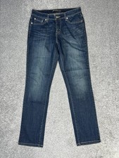 Levis Mid Rise Skinny Jeans Womens 6M Blue Denim Cotton Stretch Slim Fit 28x30
