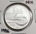 Mexico 25 Pesos 1985 World Cup Mexico 1986 .720 Coin Silver, Mundial Mexico 1986 — photo 1