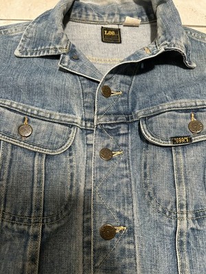 Vintage 70s Lee Riders Denim Jacket Size M 101-J Union Made in USA