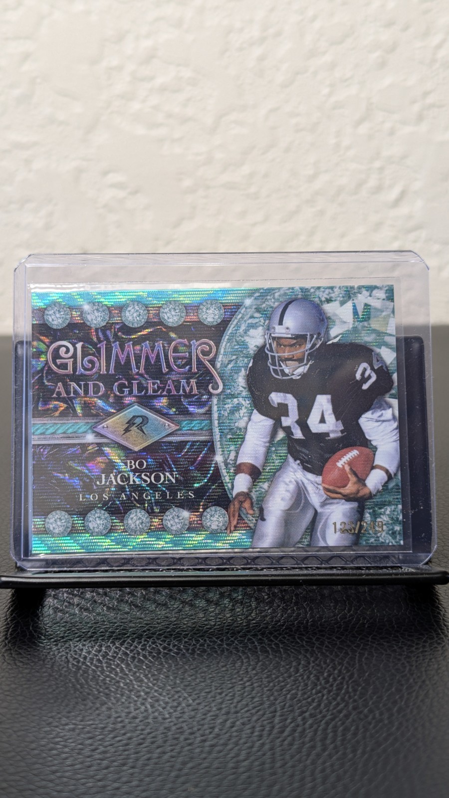 2024 Topps Resurgence Glimmer Gleam Bo Jackson Aqua Surge Refractor #GG-11 /249