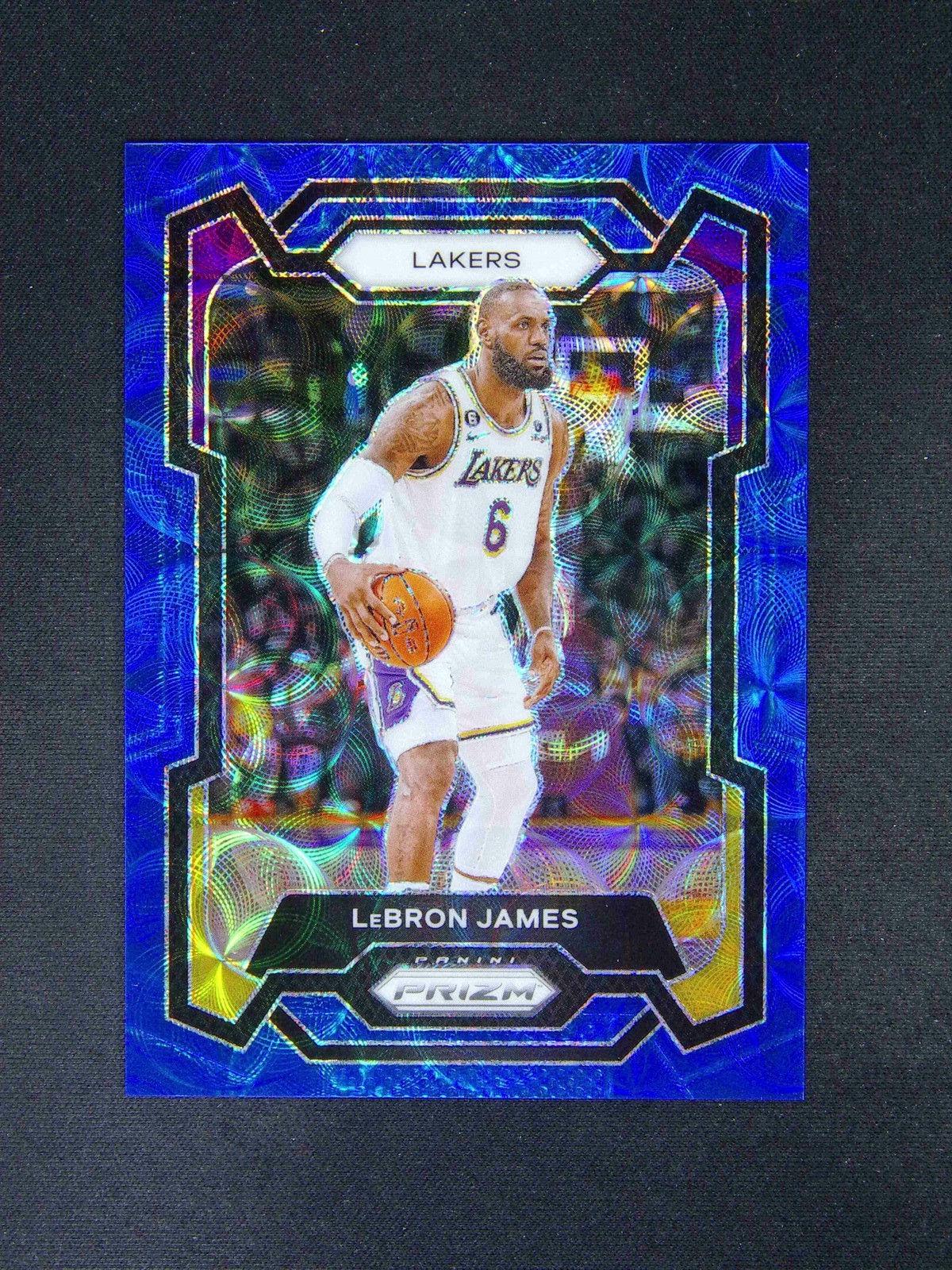 2023-24 Panini Prizm LeBron James #63 Choice Blue /49