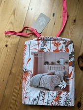 Image of Clarissa Hulse Orange/grey Prarie Single Duvet Cover Set (140 X 200 Cm)
