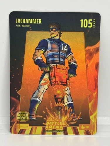 Jac Caglianone "JacHammer" 2026 Bo Jackson Battle Arena Fire Battlefoil BF-157