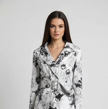 Petite Alex Evenings Formal Dressy Waist Belt Jacket Size MP