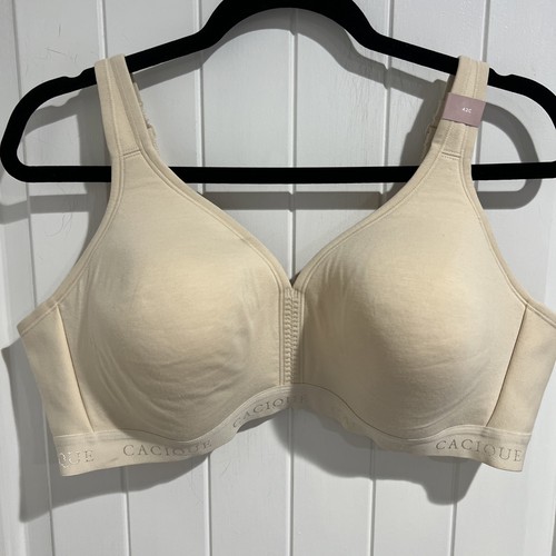 Cacique BH leicht gefüttert ohne Bügel Unterstützung volle Abdeckung Lane Bryant Gr. 42C