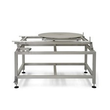 Tavola rotante manuale estraibile per pallinatrice CB^ - PAL 7 TR  (500mm)